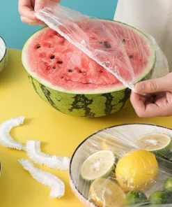 Alternative view of 100 Pcs Reusable Food Storage Cover