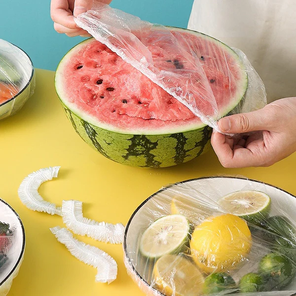 100 Pcs Reusable Food Storage Cover - Image 2