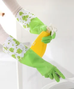 Alternative view of Silicone Warm Kitchen Gloves