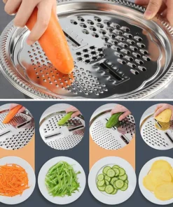 Alternative view of Stainless Steel 3 in 1 Vegetable Cutter