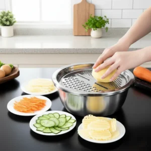 Stainless Steel 3 in 1 Vegetable Cutter