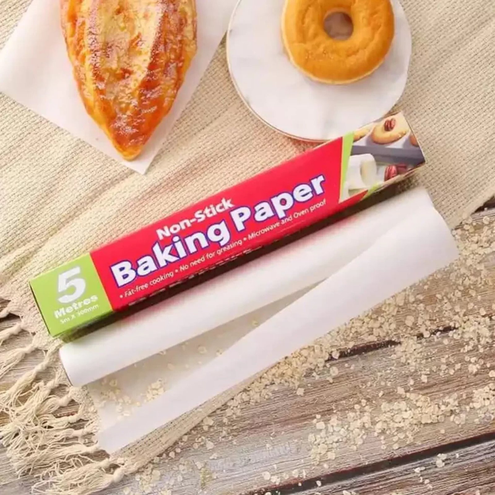 Non Stick Parchment Baking Oil Paper Sheets - 10 Meters - Image 4